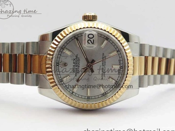 NH05A Dial Edition RG on 31mm Markers SEIKO Best GSF President Silver SS Stick Bracelet 178274 Datejust SS RG 0514